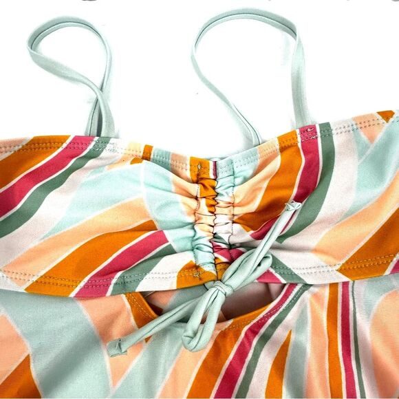 Wonder Nation Girls Multicolor One Piece/Two Piece Swimsuits Sz M 7/8 Set of 2 - Picture 4 of 14